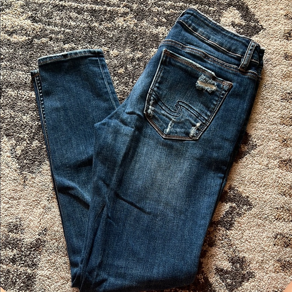 Silver women’s ankle skinny jean w27x29l